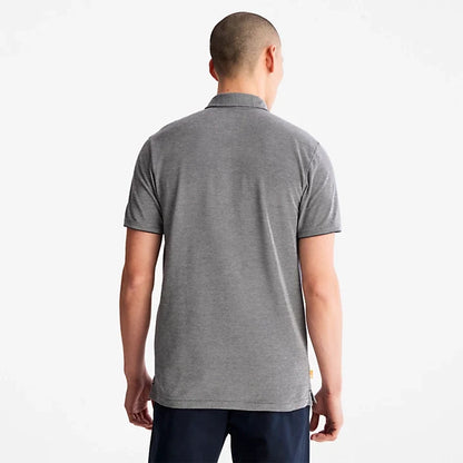 HERREN-POLOSHIRT OXFORD SLIM-FIT BABOOSIC BROOK IN NAVY