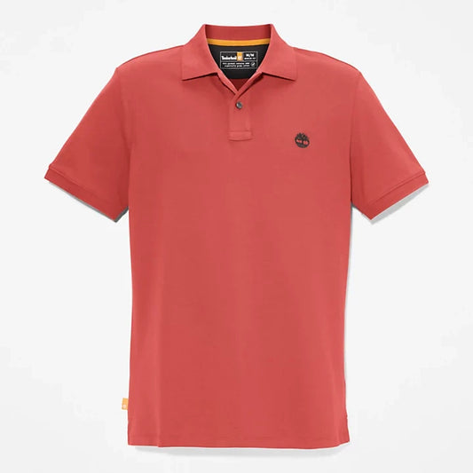 MEN'S RED MILLERS RIVER PIQUÉ POLO SHIRT