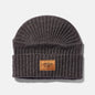 TIMBERLAND Men's Dark Grey Gulf Beach Ribbed Beanie