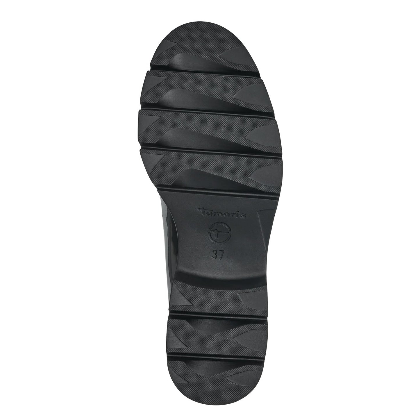Glänzender schwarzer veganer Loafer