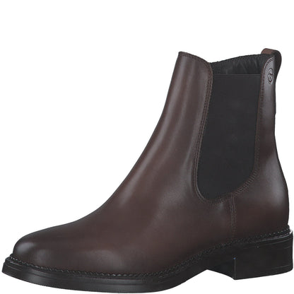 Stiefelette cognacfarbenes Leder