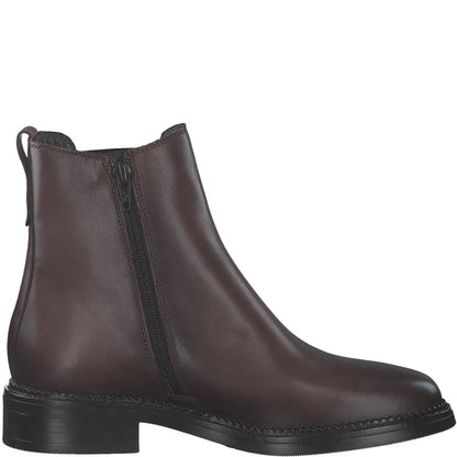 Stiefelette cognacfarbenes Leder