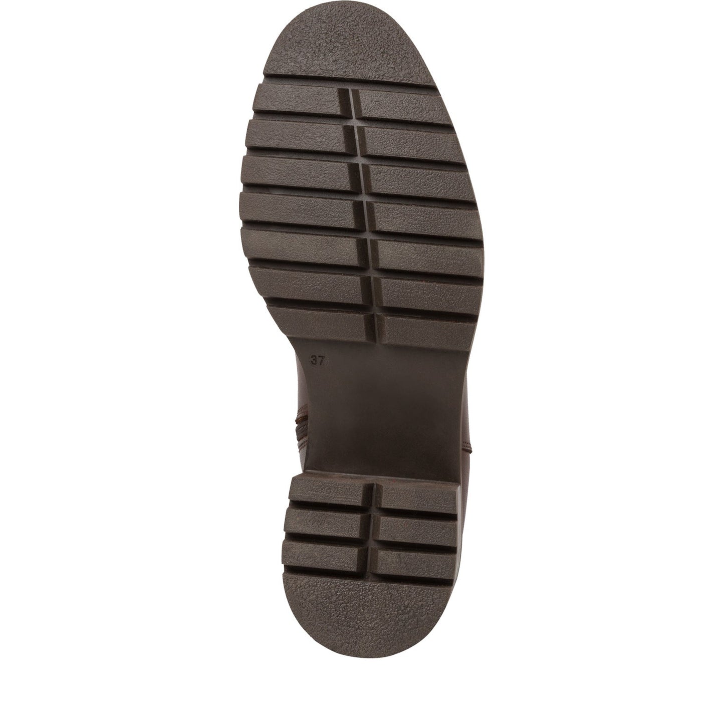 Cognacfarbener Leder-Stiefelette