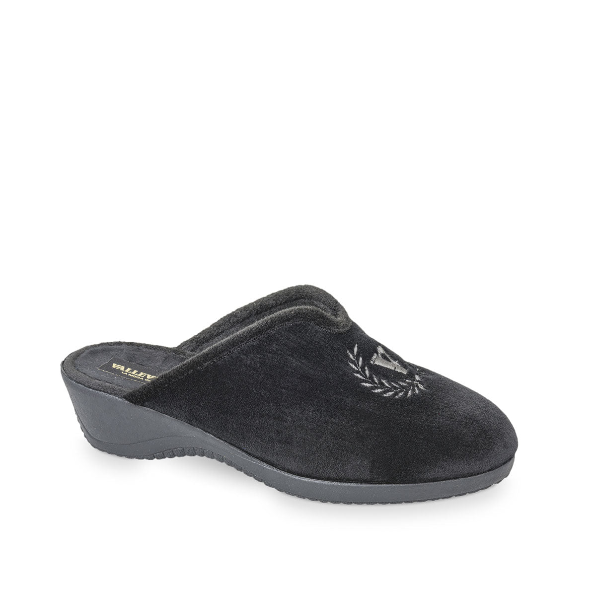 Schwarzer Pantoffel