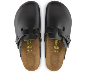 Birkenstock Boston nera pianta stretta