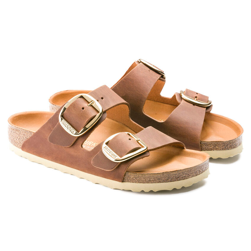 Birkenstock Arizona Big Buckle Cognac Schmal