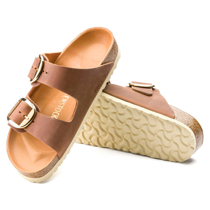 Birkenstock Arizona Big Buckle Cognac Schmal