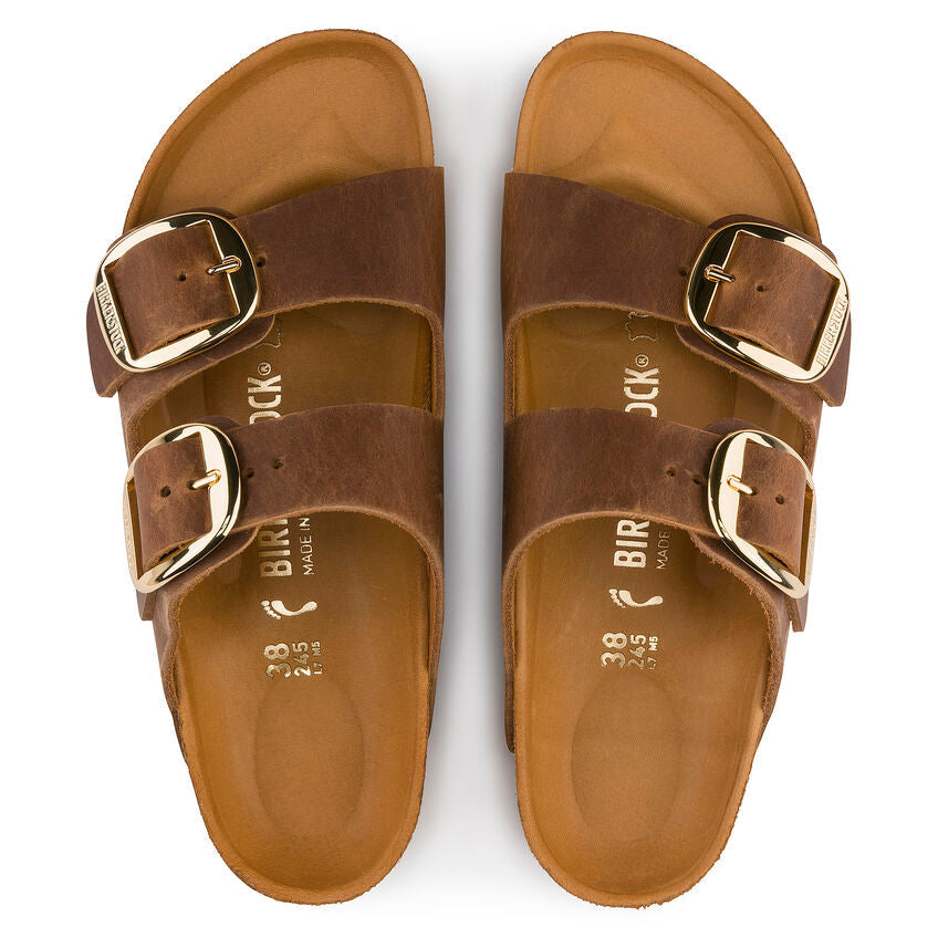 Birkenstock Arizona Big Buckle Cognac Schmal