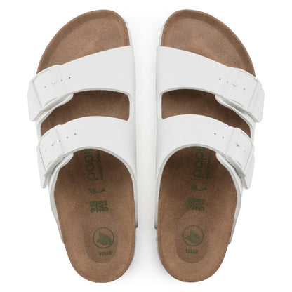 Birkenstock Arizona Grooved White Platform Pianta Stretta