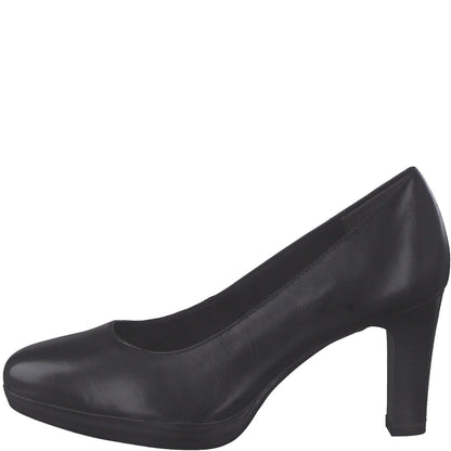 BLAUE LEDER-PUMPS