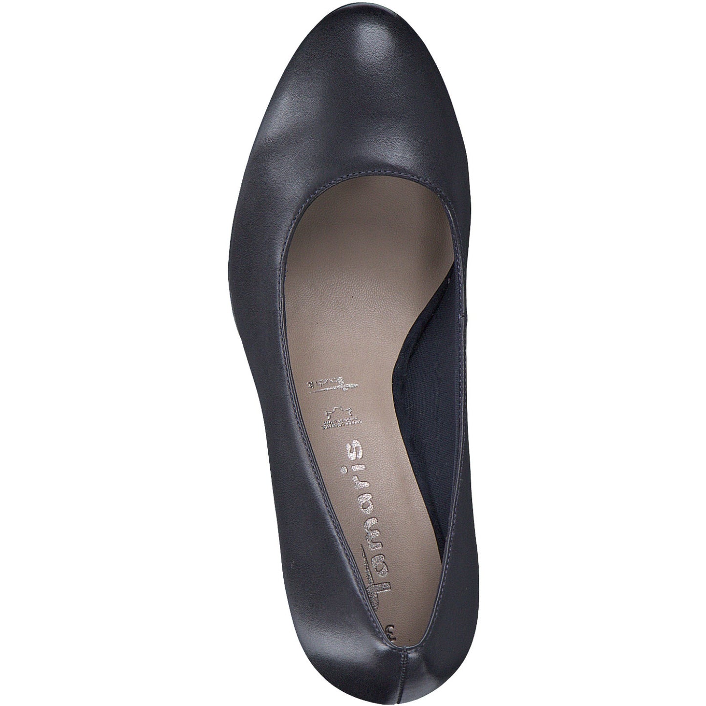BLAUE LEDER-PUMPS