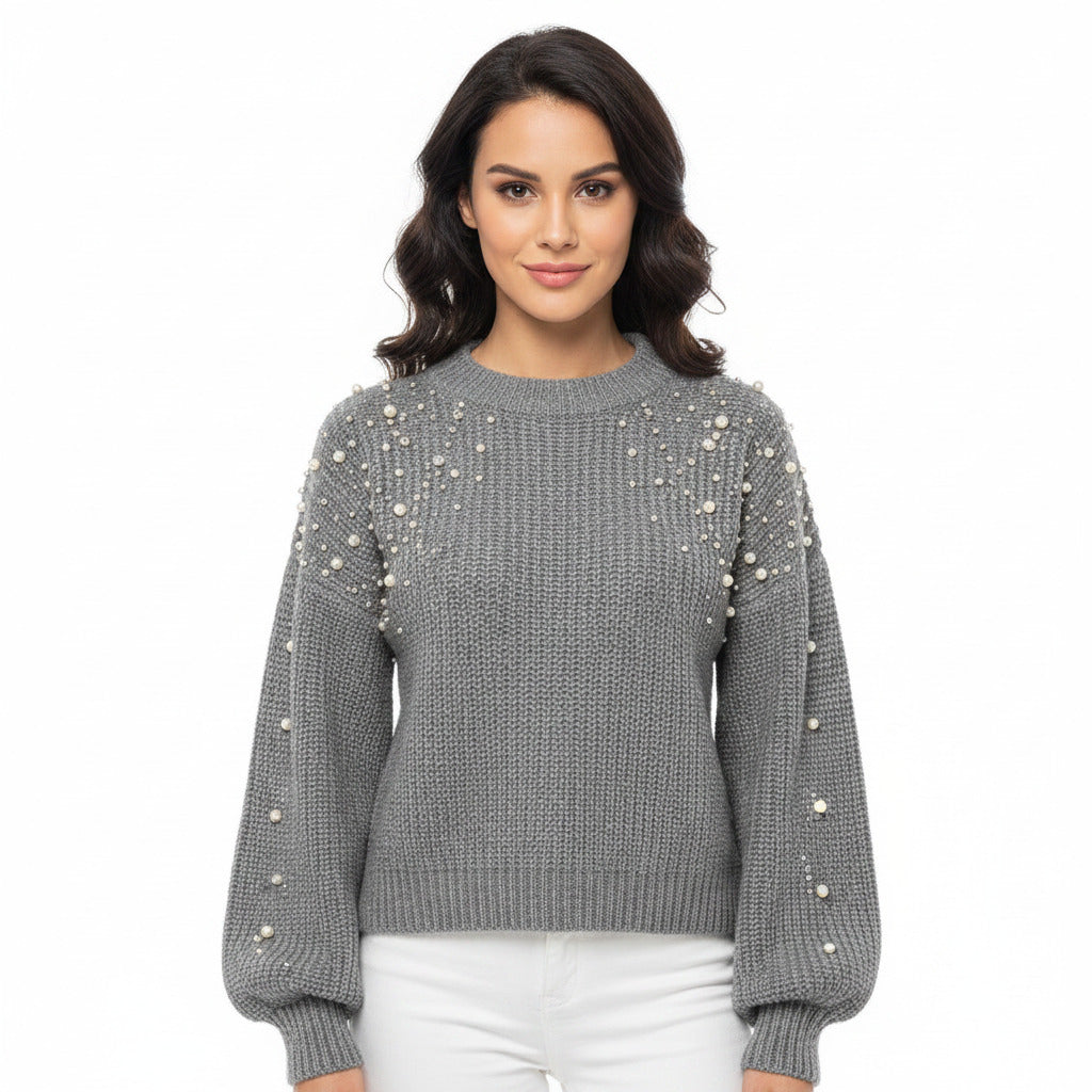 Pullover Donna Oversize Autunnale in Maglia Morbida – Caldo e Comodo