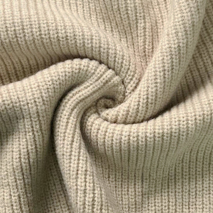 Maglione Donna Girocollo Lavorato a Maglia Autunno Inverno Caldo
