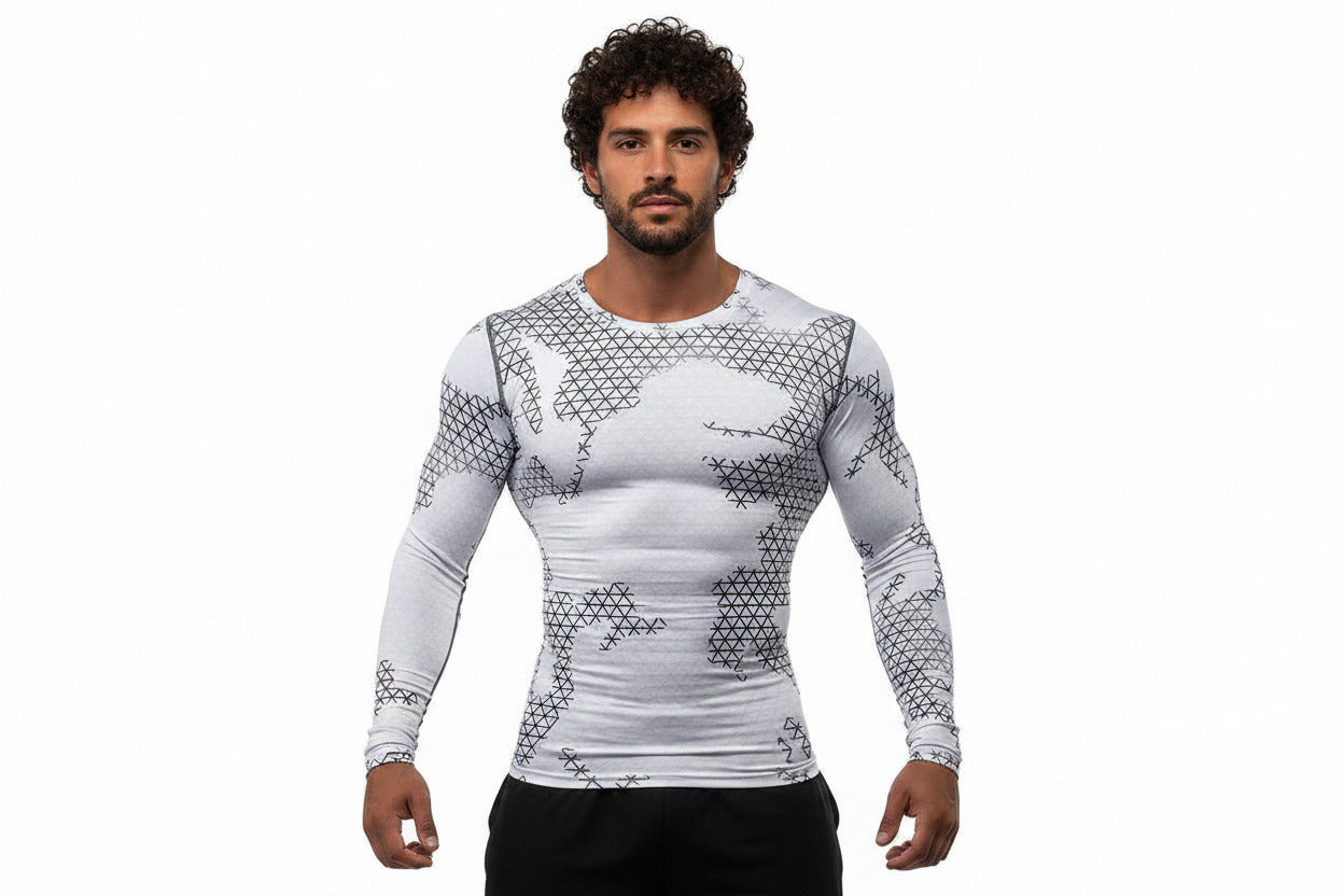 Maglia Uomo Fitness Palestra – Bodybuilding e Crossfit Traspirante