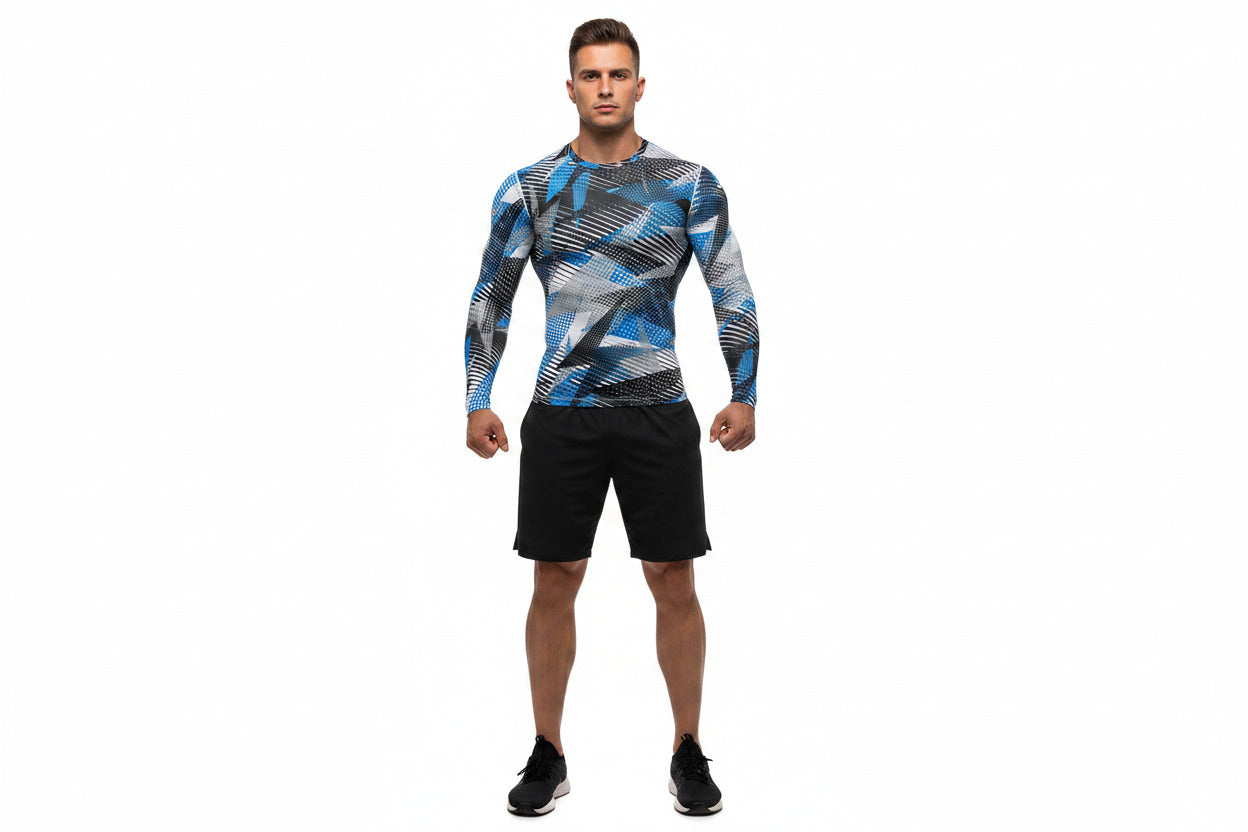 Maglia Uomo Fitness Palestra – Bodybuilding e Crossfit Traspirante
