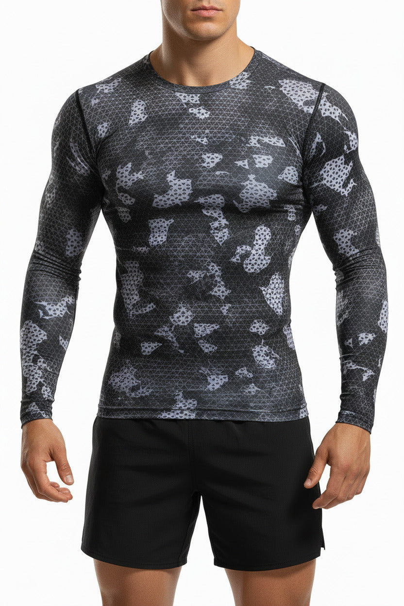 Maglia Uomo Fitness Palestra – Bodybuilding e Crossfit Traspirante