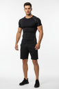 Men's Stretch Short Sleeve Slim Fit Sports T-Shirt