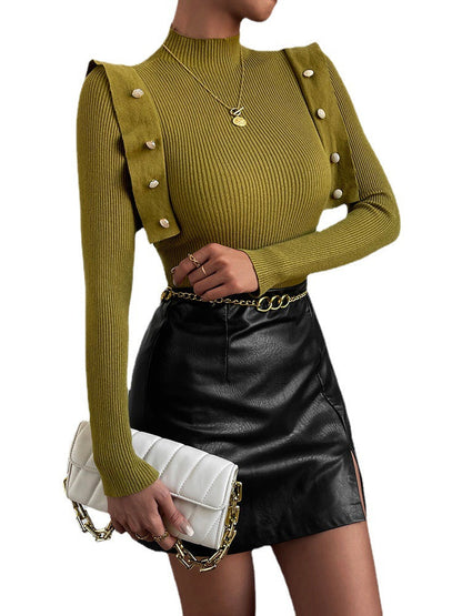 Maglione Donna a Collo Alto – Maglione Invernale Elegante e Confortevole