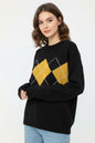 Women's Oversized Knitted Sweater – Loose Winter Pullover