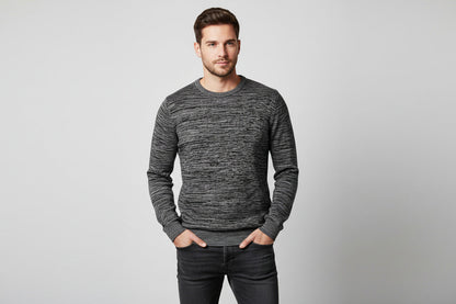 Maglione Uomo Autunno Inverno leggero e Casual – Girocollo Elegante