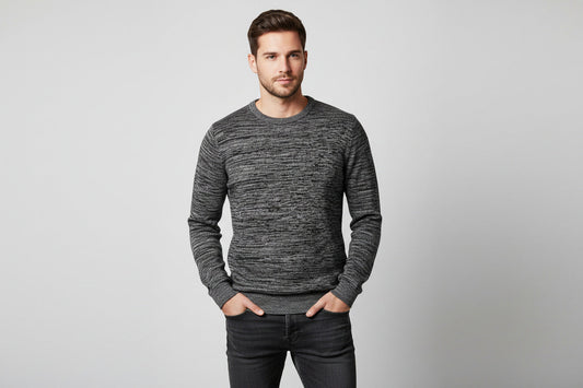Men's Autumn Winter Lightweight and Casual Sweater – Elegant Crew Neck