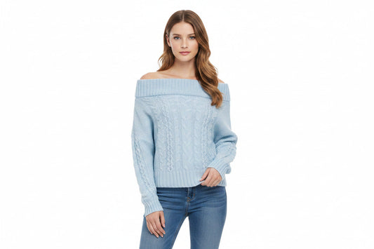 Maglione Donna Intrecciato Caldo Invernale Morbido ed Elegante