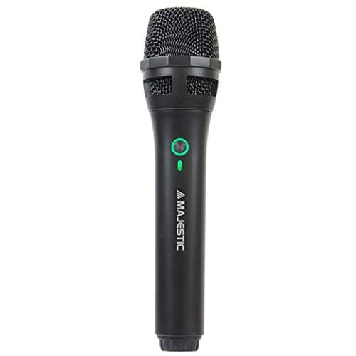 Majestic Microfono Wireless Uhf Mic-601W Con Ricevitore Ricaricabile Jack 6,35Mm