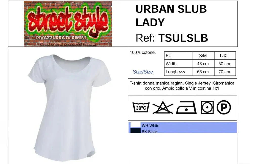 Marilyn Monroe - T-shirt Urban Slub Donna 100% Cotone