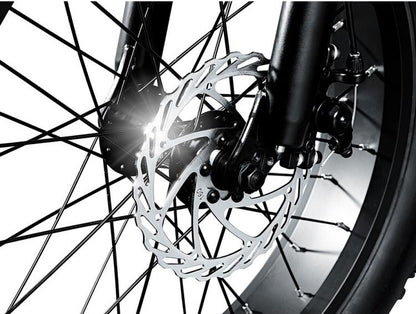 ELEKTRISCHES FAT-BIKE KLAPPBAR PEDELECPEDALASSISTENZ 20" 250W ICON.E V