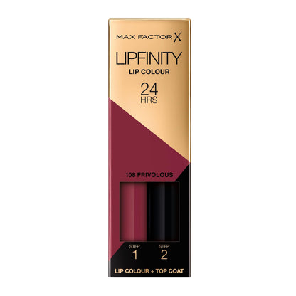 Max Factor Lipfinity Lip Colour Rossetto Liquido – Makeup Donna Lunga Durata 24h