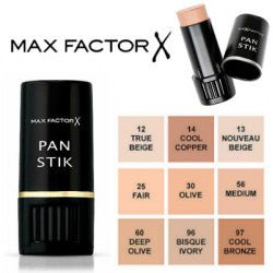Max Factor Pan Stik Fondotinta e Correttore – Stick Viso Coprente Idratante