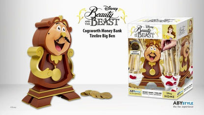 Abystyle Spardose Disney Die Schöne und das Biest Cogsworth Münzen