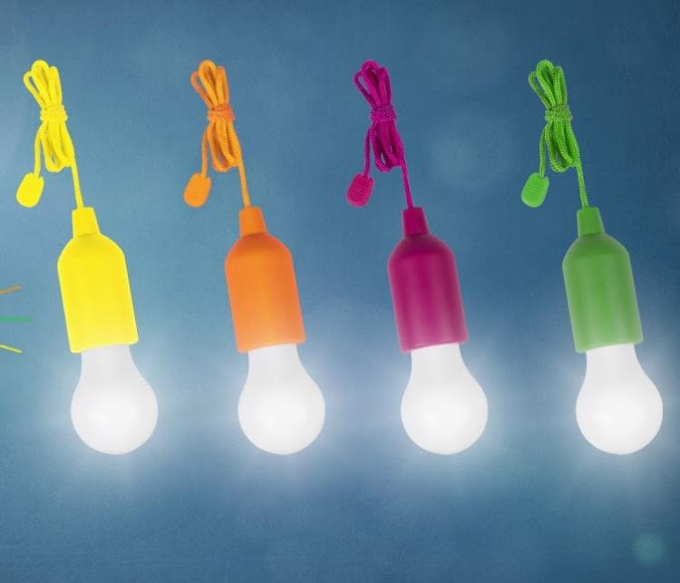 4x GLÜHBIRNE KLICK KORDEL WEISSES LICHT LED CAMPING SCHRANK ZUHAUSE WEIHNACHTEN KETTE