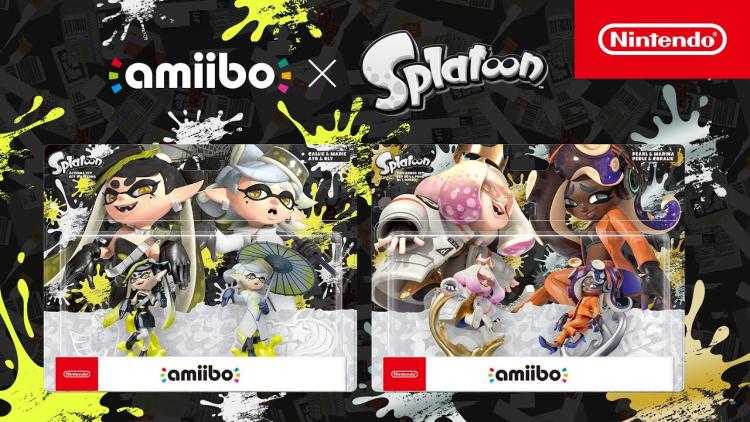AMIIBO SPLATOON 3 STELLA E MARINA (CALLIE & MARIE) NINTENDO SWITCH SET ALTERNA
