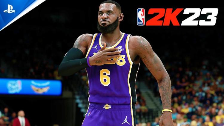 NBA 2K23 PS4 Video Game Italian Standard Edition Basketball Game PlayStation 4