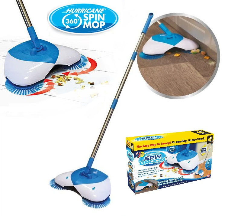 Spin Broom - Rotierender Besen Kehrschaufel Manueller Staubsauger -Nicht elektrisch