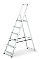 Household Aluminum Ladder – 125 kg, Legislative Decree 81/08, 3 to 8 Steps