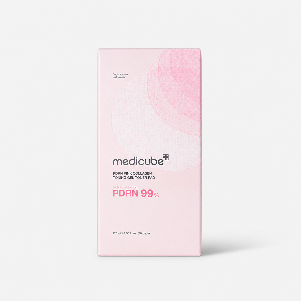 Medicube PDRN Pink Collagen Toning Gel Toner Pad – Pad Tonificanti 70 pz