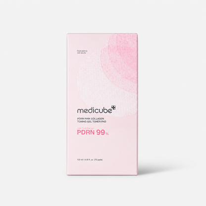 Medicube PDRN Pink Collagen Toning Gel Toner Pad – Pad Tonificanti 70 pz