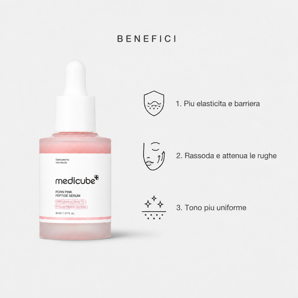 Medicube PDRN Pink Peptide Serum – Siero Rimpolpante 30ml