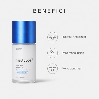 Medicube Zero Pore Serum 2.0 – Siero Anti-Pori 37ml