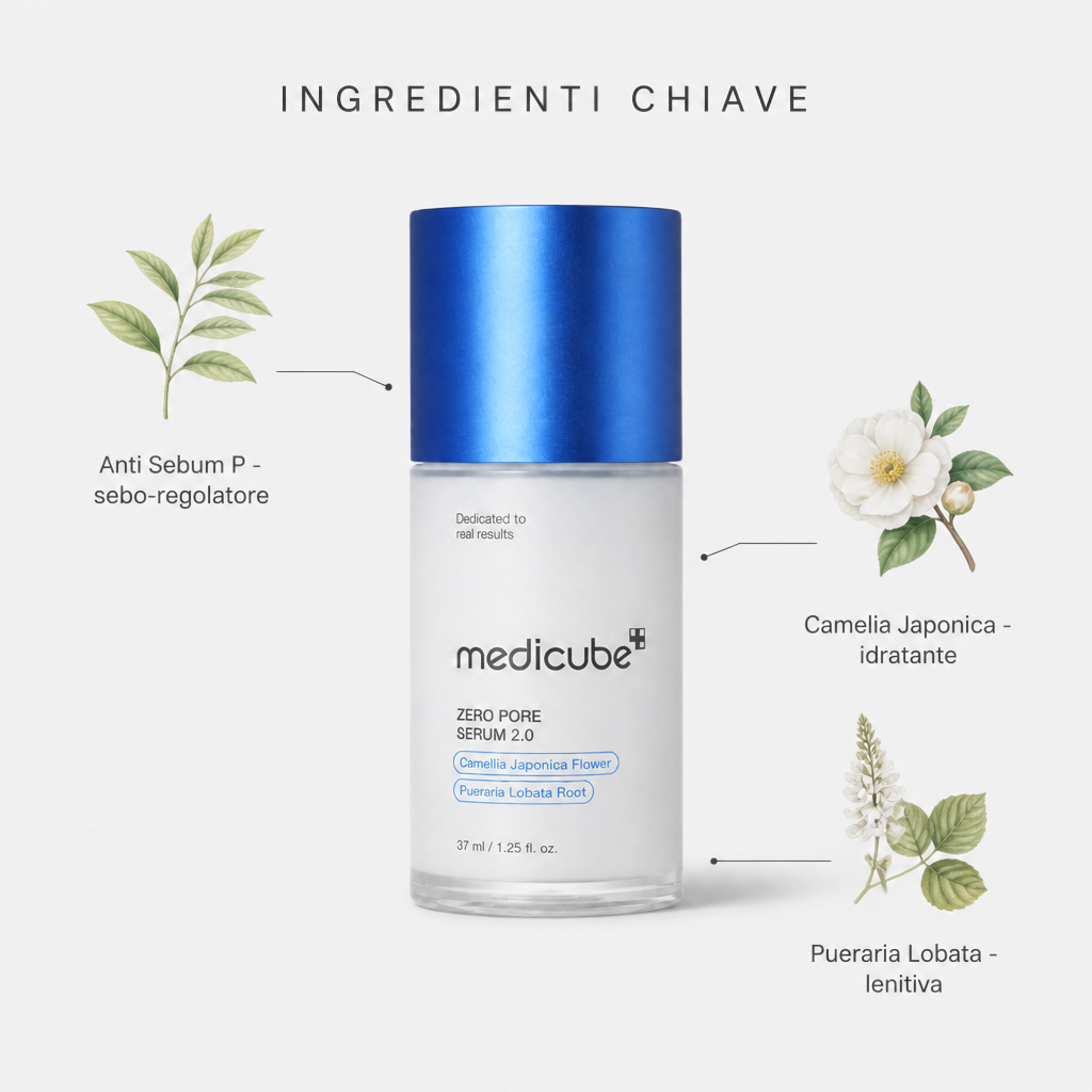 Medicube Zero Pore Serum 2.0 – Siero Anti-Pori 37ml