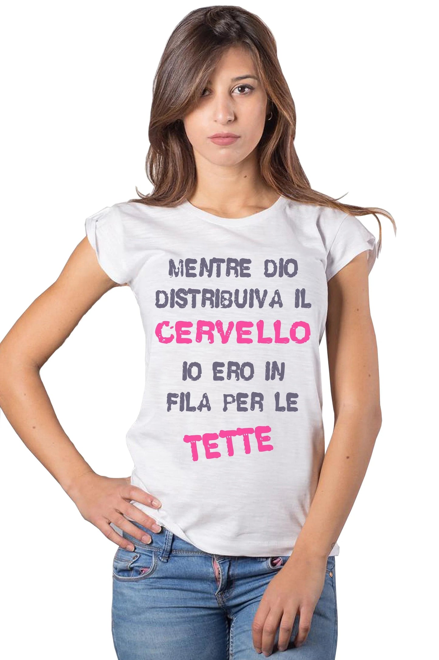 T-shirt STREET STYLE 'Mentre Dio...' Cotone Bio