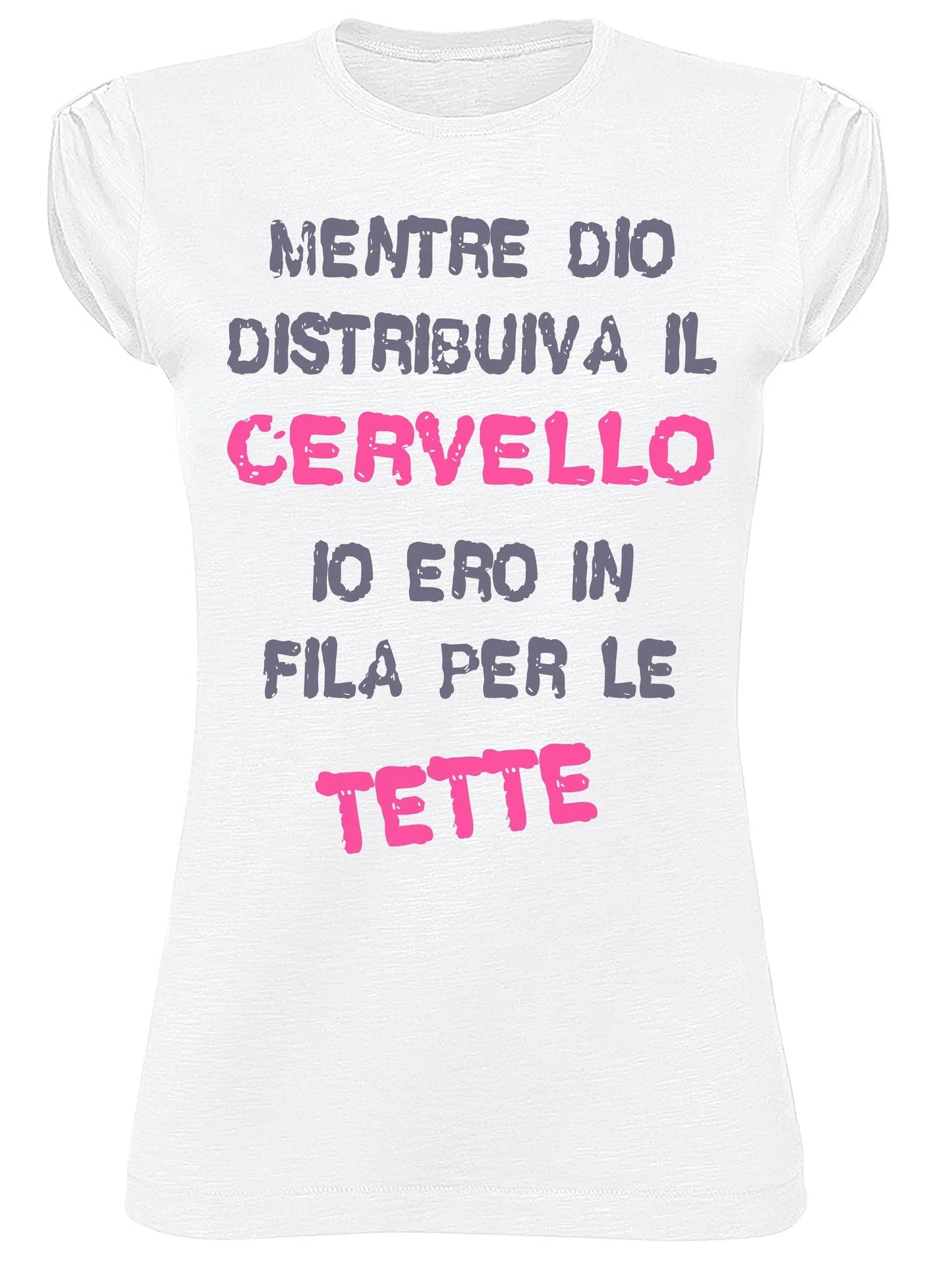 T-shirt STREET STYLE 'Mentre Dio...' Cotone Bio