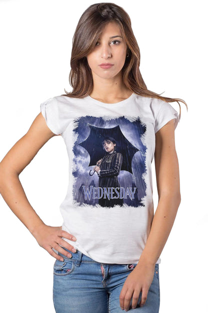 Mercoledì T-shirt Slub Donna | 100% Cotone Bio