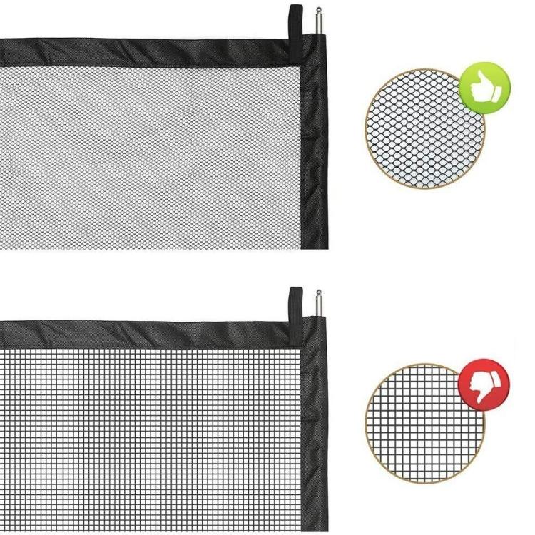 Divisorio Per Cani Animali E Bambini In Rete Recinto Cancello Barriera 110X72 Cm