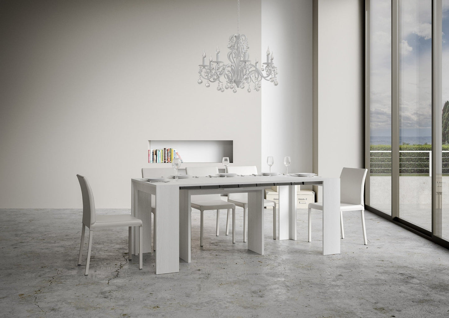 Consolle Allungabile Elegante Mia con Varie Dimensioni