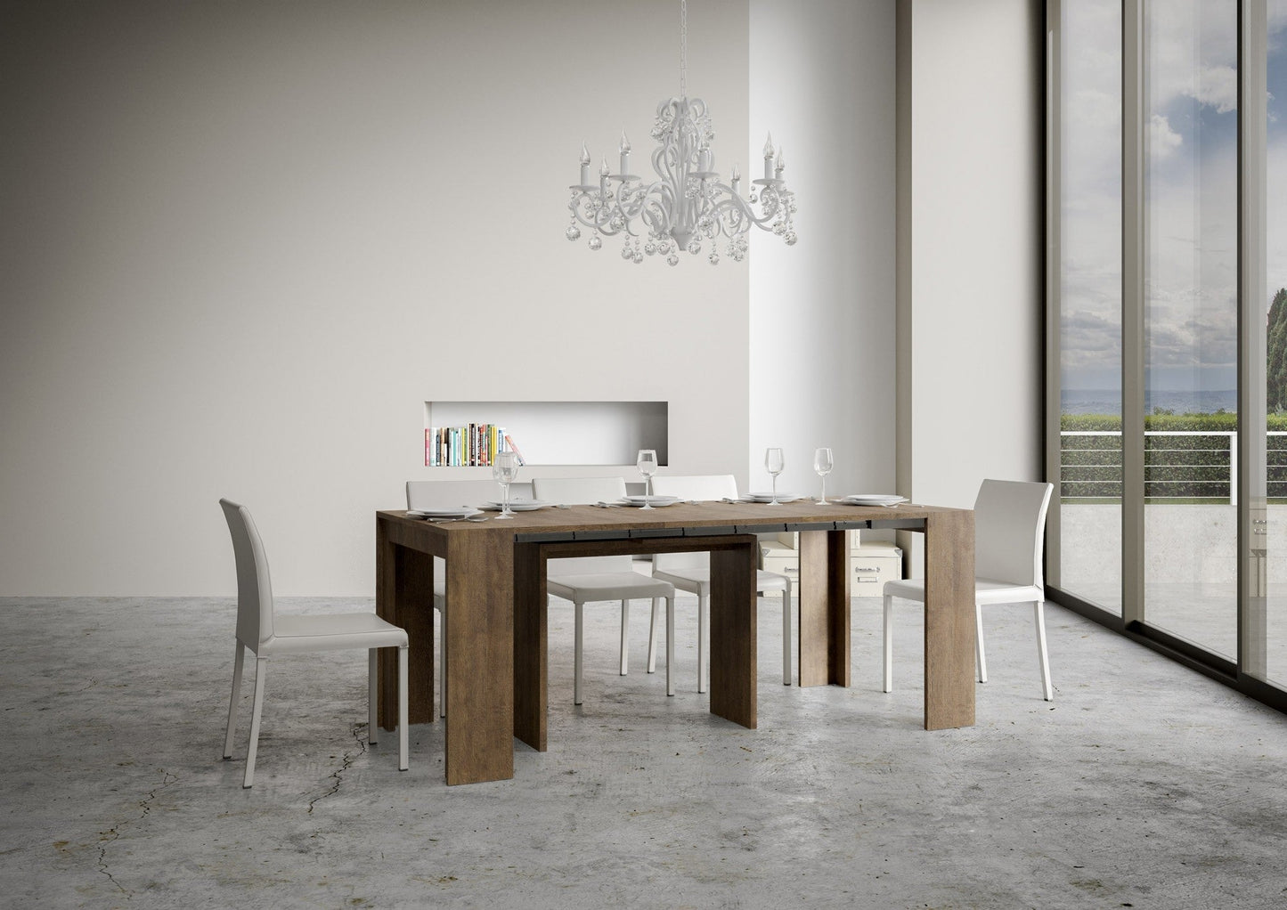 Consolle Allungabile Elegante Mia con Varie Dimensioni