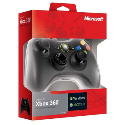 Microsoft Controller Per  Xbox 360 Pc - Windows Originale Joystick Con Filo Pad