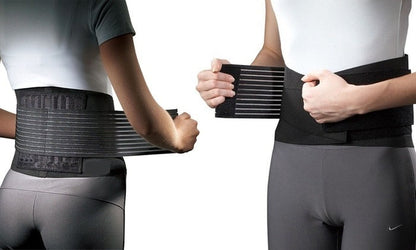 Fascia Elastica Lombare Supporto Schiena Reni Lombare Tutore Moto Con Sostegni